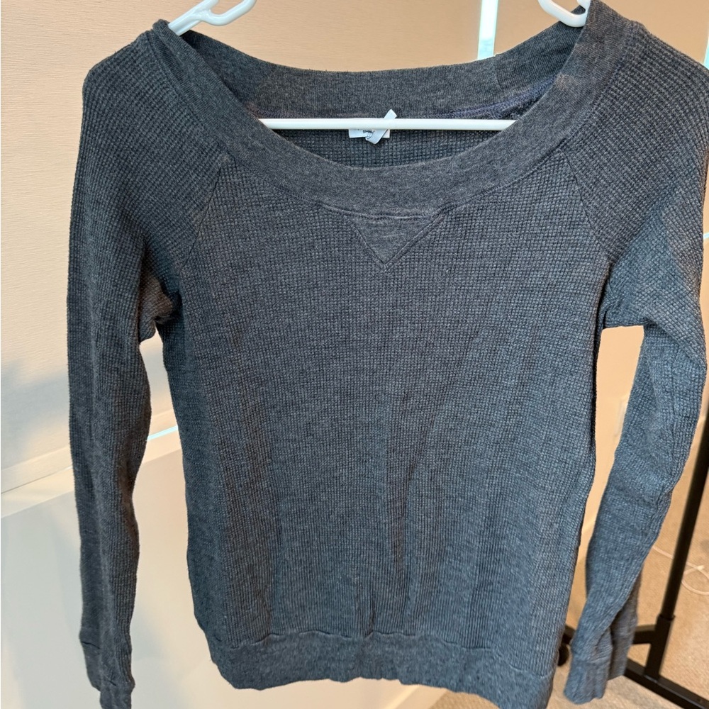 Splendid Charcoal Knit Top